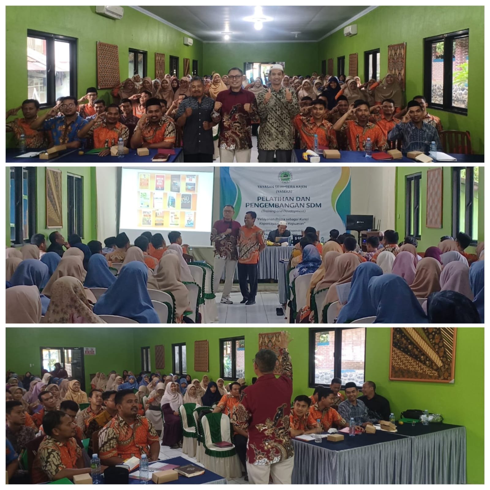 Read more about the article Kuatkan Kualitas Pelayanan Pendidikan, Yayasan Sejahtera Kajen Adakan Pelatihan Hearty Service in Education